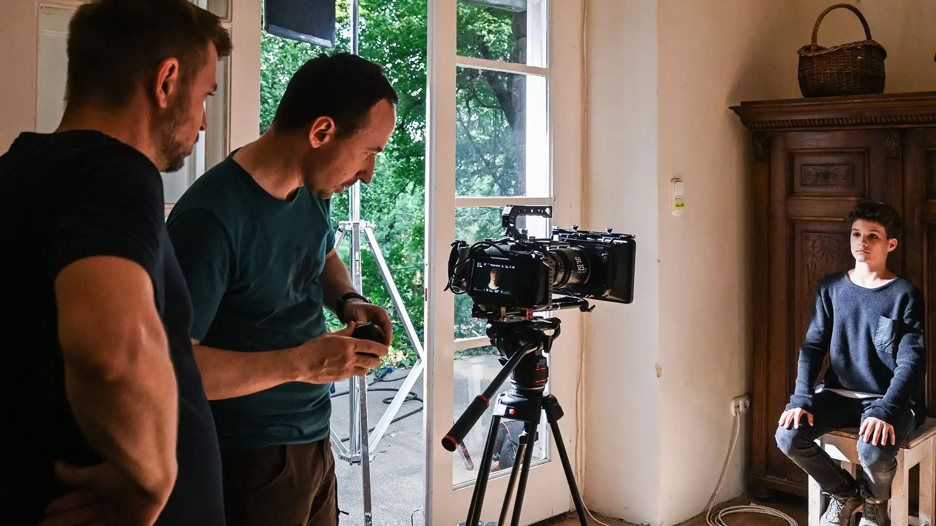 Behind the scenes